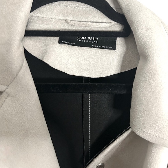 Suede leather style jacket - Picture 3 of 4